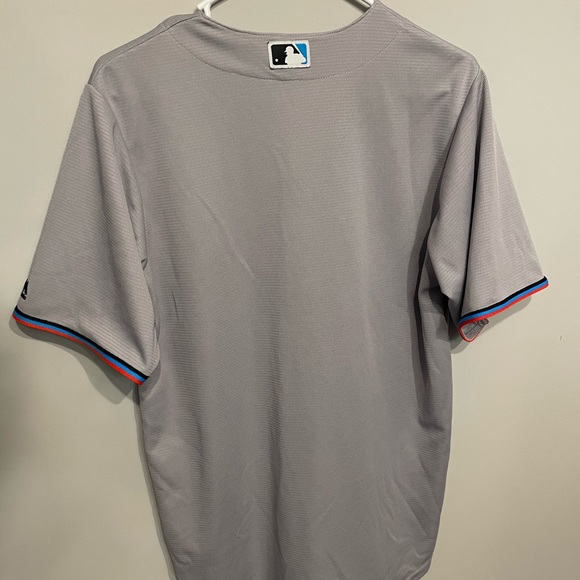 Majestic Marlins Jersey Small - Picture 2 of 3